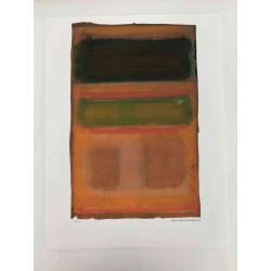 Mark Rothko Litografia off set 50x65 cm certificat