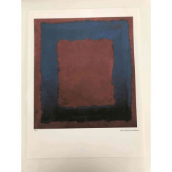 Mark Rothko Litografia off set 50x65 cm certificat