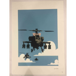 Litografia de Banksy off set 50x70 cm edição POW
