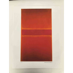 Mark Rothko Lithografie off set 50x65 cm gecertificeerd