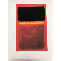 Mark Rothko Litografia off set 50x65 cm certificat