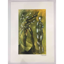 Max Ernst Litografia off set cm 50x70  certificata