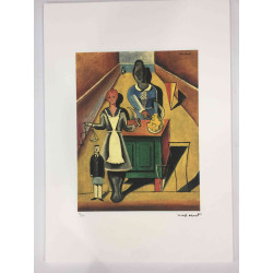 Max Ernst Litografia off set cm 50x70  certificata