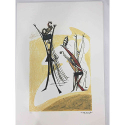 Max Ernst Litografia off set cm 50x70  certificata