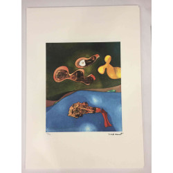 Max Ernst Litografia off set cm 50x70  certificata