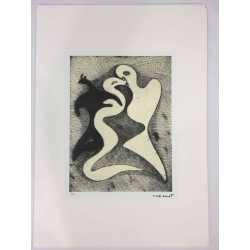 Max Ernst Lithografie off set 50x70 cm gecertificeerd