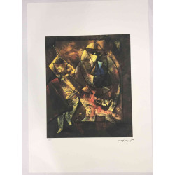 Max Ernst Lithografie off set 50x70 cm gecertificeerd