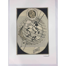 Max Ernst Litografia off set cm 50x70  certificata