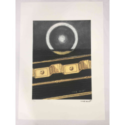 Max Ernst Lithografie off set 50x70 cm gecertificeerd
