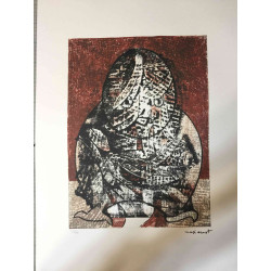 Max Ernst Lithografie off set 50x70 cm gecertificeerd