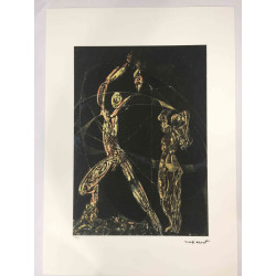 Max Ernst Lithografie off set 50x70 cm gecertificeerd