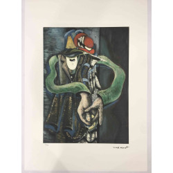 Max Ernst Lithografie off set 50x70 cm gecertificeerd