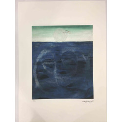 Max Ernst Lithografie off set 50x70 cm gecertificeerd