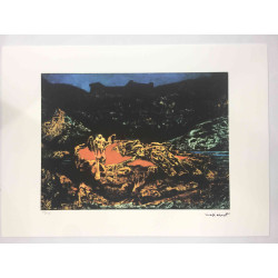 Max Ernst Litografia off set cm 50x70  certificata