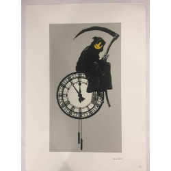 Litografia de Banksy off set 50x70 cm edição POW