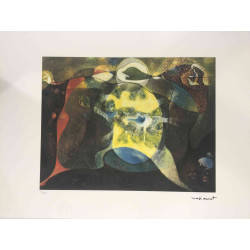 Max Ernst Litografia off set cm 50x70  certificata