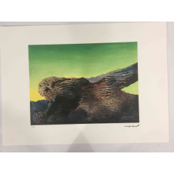 Max Ernst Litografia off set cm 50x70  certificata