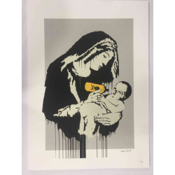 Litografia de Banksy off set 50x70 cm edição POW