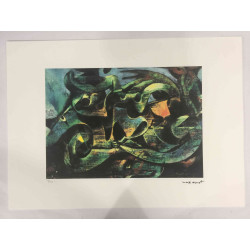 Max Ernst Litografia off set cm 50x70  certificata