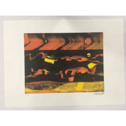 Max Ernst Lithografie off set 50x70 cm gecertificeerd