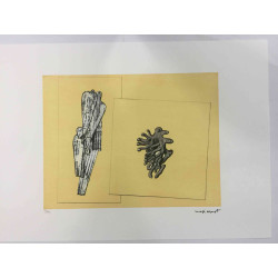 Max Ernst Lithografie off set 50x70 cm gecertificeerd