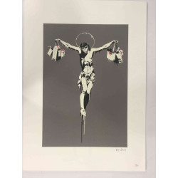 Litografia de Banksy off set 50x70 cm edição POW