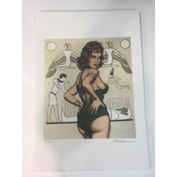 Set de litografía Mel Ramos 57x38 cm certificado