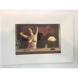 Mel Ramos Off set lithograph cm 57x38 certified