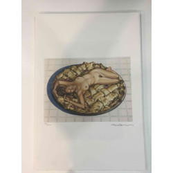Mel Ramos Off set lithograph cm 57x38 certified