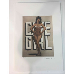 Mel Ramos Off set lithograph cm 57x38 certified