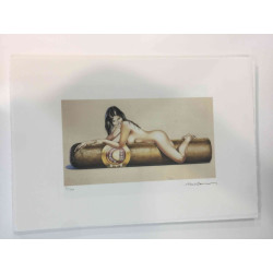 Mel Ramos Lithografie off set 57x38 cm gecertificeerd