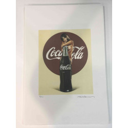 Mel Ramos Off set lithograph cm 57x38 certified