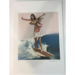 Mel Ramos Off set lithograph cm 57x38 certified