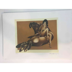 Mel Ramos Lithografie off set 57x38 cm gecertificeerd