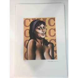 Mel Ramos Lithografie off set 57x38 cm gecertificeerd