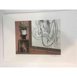 Mel Ramos Off set lithograph cm 57x38 certified