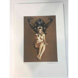 Mel Ramos Off set lithograph cm 57x38 certified
