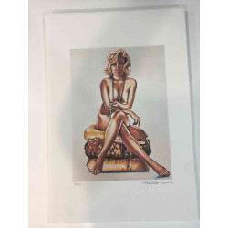Mel Ramos Off set lithograph cm 57x38 certified
