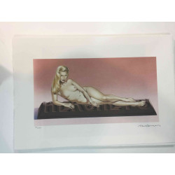 Mel Ramos Off set lithograph cm 57x38 certified
