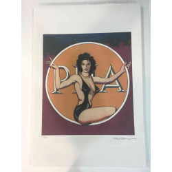 Mel Ramos Off set lithograph cm 57x38 certified
