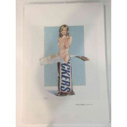 Mel Ramos Off set lithograph cm 57x38 certified