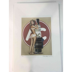 Mel Ramos Lithografie off set 57x38 cm gecertificeerd