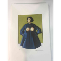 Mel Ramos Lithografie off set 57x38 cm gecertificeerd