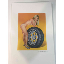 Mel Ramos Off set lithograph cm 57x38 certified