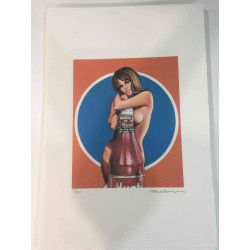 Mel Ramos Off set lithograph cm 57x38 certified