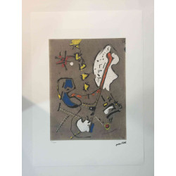 Jackson Pollock Lithografie off set 50x70 cm gecertificeerd