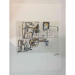 Set de litografía Jackson Pollock 50x70 cm certificado