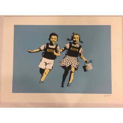 Banksy Lithograph off set 50x70 cm POW edition