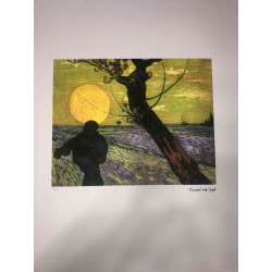 Vincent Willem van Gogh Litografia off set cm 50x70 certificata