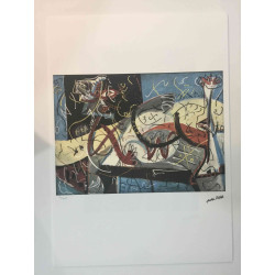 Set de litografía Jackson Pollock 50x70 cm certificado